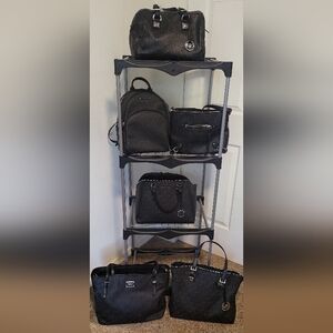 Mk design black with silver hardware